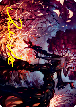 Splendid Reclamation Art Card (Gold-Stamped Signature) [Innistrad: Crimson Vow Art Series] - The Mythic Store | 24h Order Processing