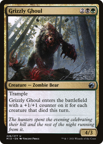 Grizzly Ghoul [Innistrad: Midnight Hunt] - The Mythic Store | 24h Order Processing