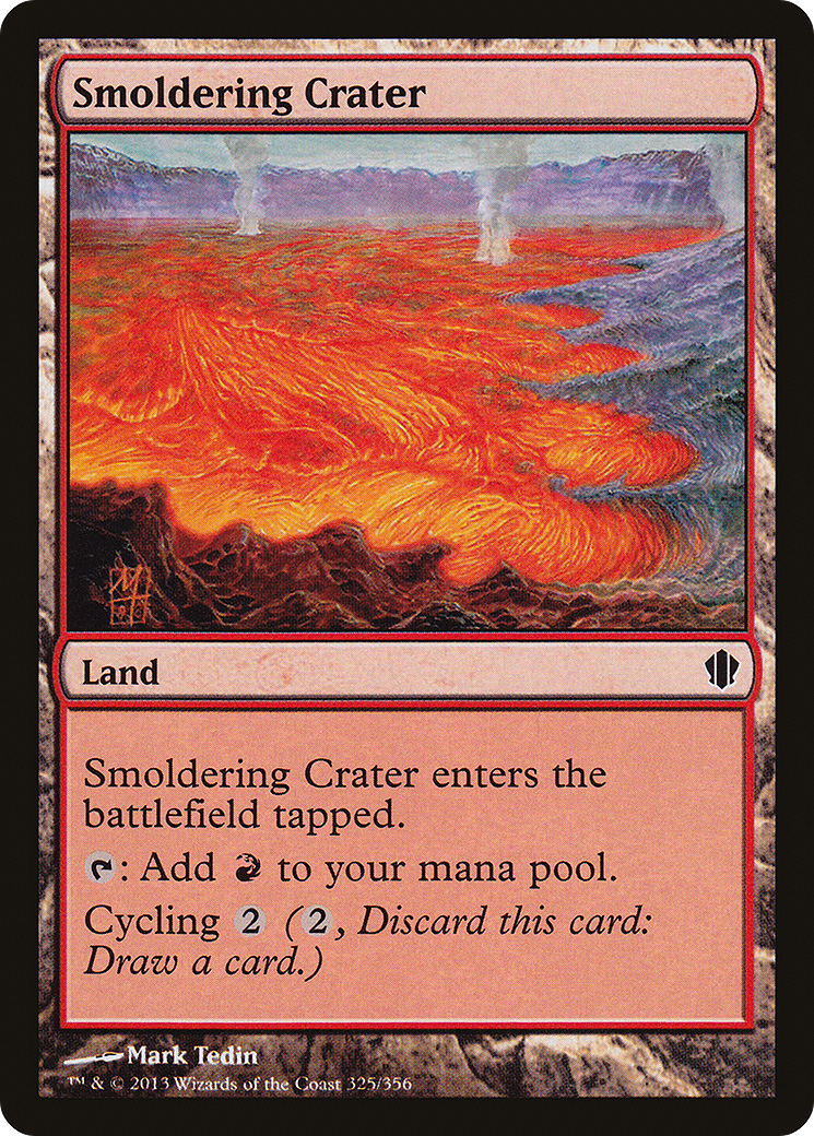 Smoldering Crater [Commander 2013] - The Mythic Store | 24h Order Processing