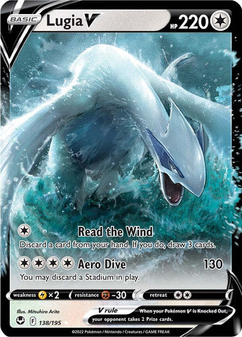 Lugia V (138/195) [Sword & Shield: Silver Tempest] - The Mythic Store | 24h Order Processing