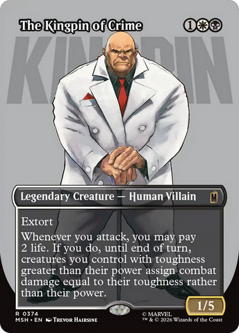 The Kingpin of Crime (Borderless) (0374) [Marvel Super Heroes] - The Mythic Store | 24h Order Processing