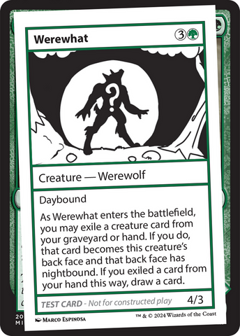 Werewhat [Mystery Booster 2 Playtest Cards] - The Mythic Store | 24h Order Processing