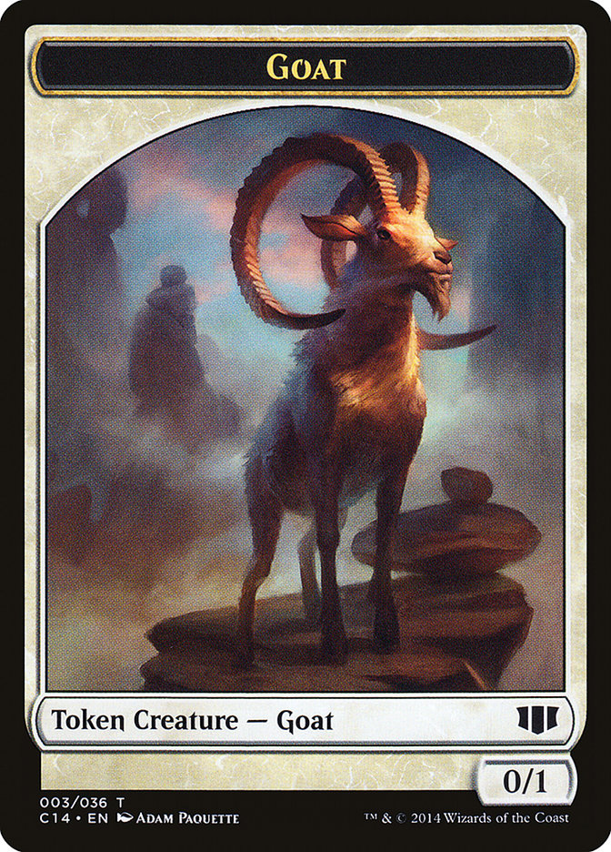 Goblin // Goat Double-Sided Token [Commander 2014 Tokens] - The Mythic Store | 24h Order Processing