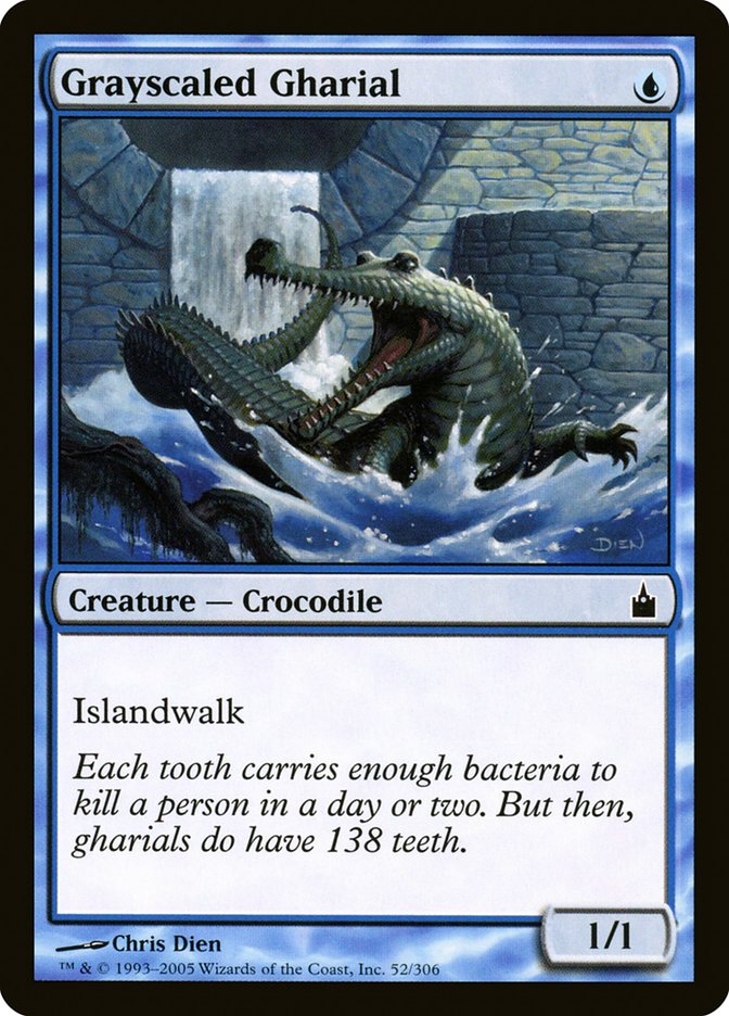 Grayscaled Gharial [Ravnica: City of Guilds] - The Mythic Store | 24h Order Processing