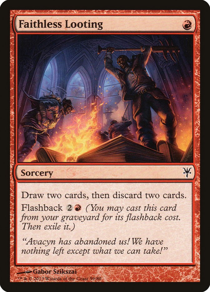 Faithless Looting [Duel Decks: Sorin vs. Tibalt] - The Mythic Store | 24h Order Processing