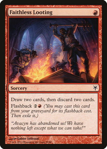 Faithless Looting [Duel Decks: Sorin vs. Tibalt] - The Mythic Store | 24h Order Processing