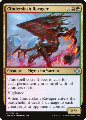Cinderslash Ravager [Phyrexia: All Will Be One] - The Mythic Store | 24h Order Processing