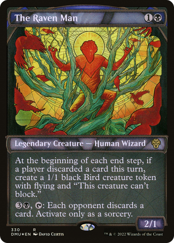 The Raven Man (Showcase Textured) [Dominaria United] - The Mythic Store | 24h Order Processing