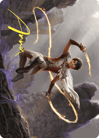 Kellan, the Fae-Blooded Art Card (Gold-Stamped Signature) [Wilds of Eldraine Art Series] - The Mythic Store | 24h Order Processing