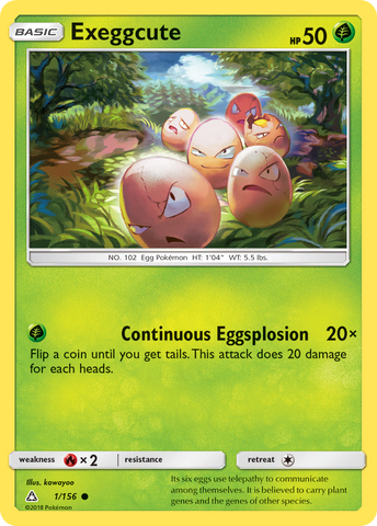 Exeggcute (1/156) [Sun & Moon: Ultra Prism] - The Mythic Store | 24h Order Processing