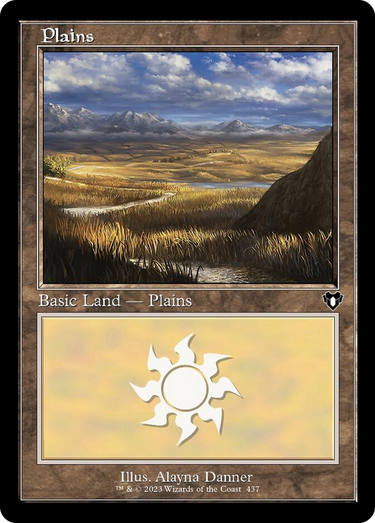 Plains (437) (Retro) [Commander Masters] - The Mythic Store | 24h Order Processing