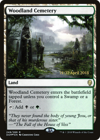 Woodland Cemetery [Dominaria Prerelease Promos] - The Mythic Store | 24h Order Processing