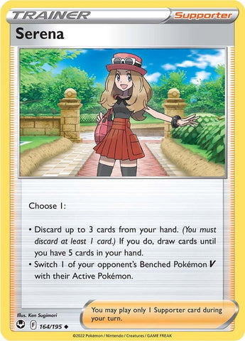 Serena (164/195) [Sword & Shield: Silver Tempest] - The Mythic Store | 24h Order Processing