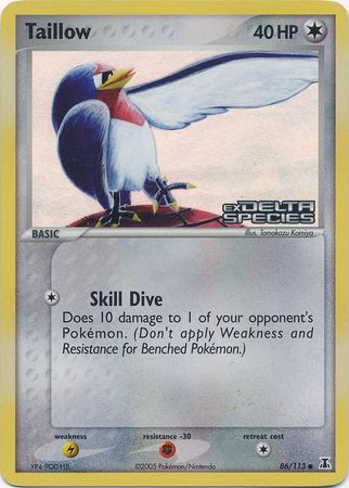 Taillow (86/113) (Stamped) [EX: Delta Species] - The Mythic Store | 24h Order Processing