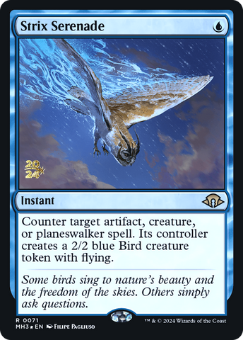 Strix Serenade [Modern Horizons 3 Prerelease Promos] - The Mythic Store | 24h Order Processing