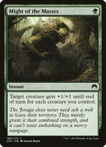 Might of the Masses [Magic Origins] - The Mythic Store | 24h Order Processing