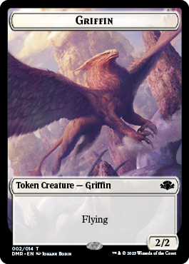 Elephant // Griffin Double-Sided Token [Dominaria Remastered Tokens] - The Mythic Store | 24h Order Processing