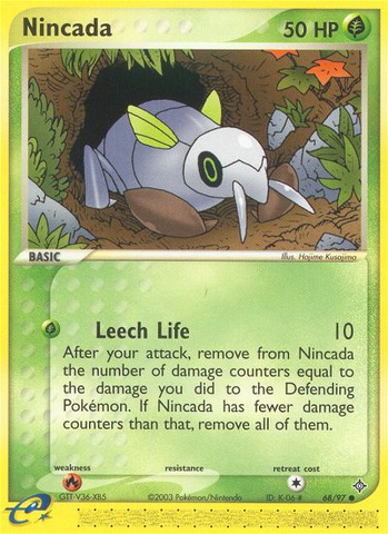 Nincada (68/97) [EX: Dragon] - The Mythic Store | 24h Order Processing