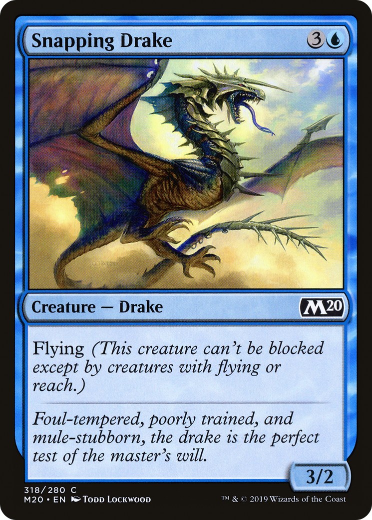 Snapping Drake [Core Set 2020] - The Mythic Store | 24h Order Processing