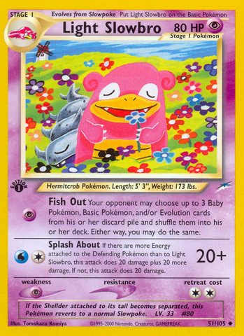 Light Slowbro (51/105) [Neo Destiny 1st Edition] - The Mythic Store | 24h Order Processing