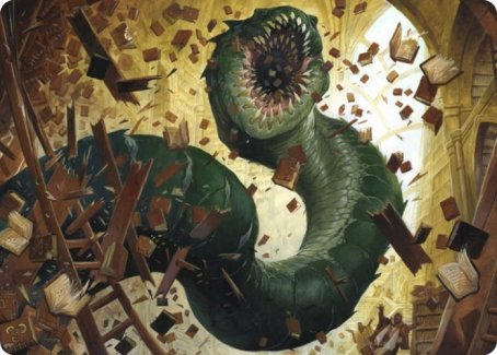 Bookwurm Art Card [Strixhaven: School of Mages Art Series] - The Mythic Store | 24h Order Processing