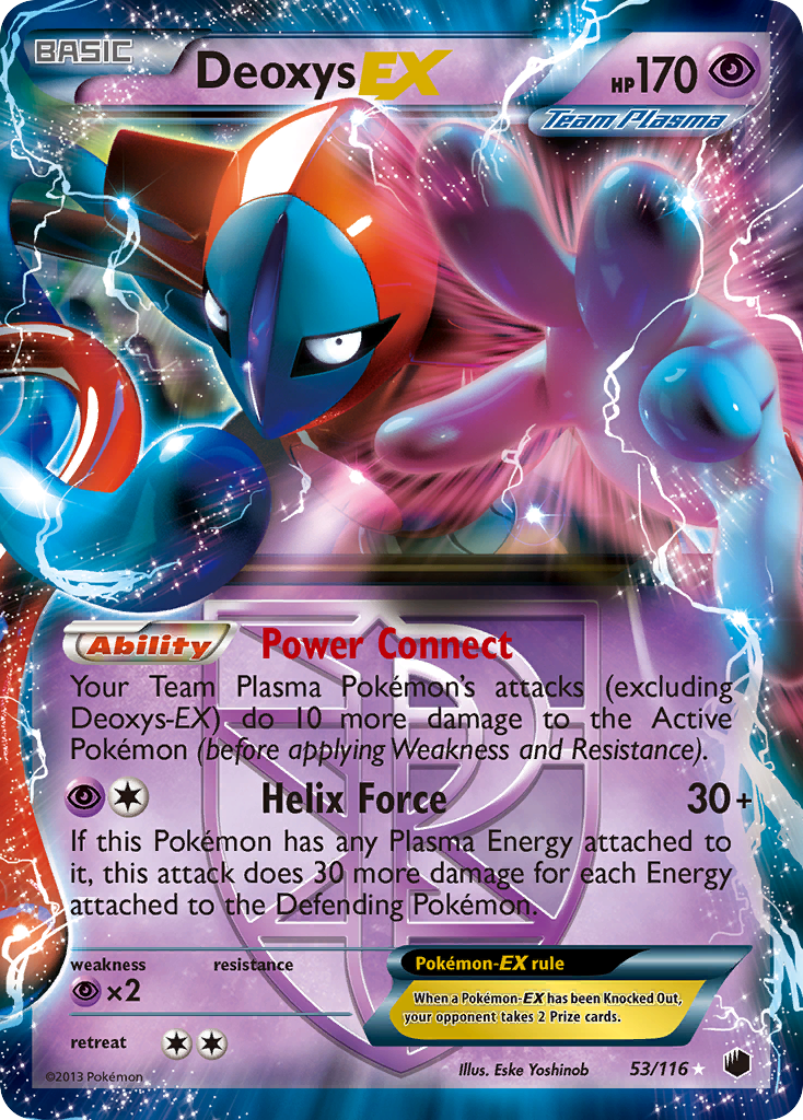 Deoxys EX (53/116) [Black & White: Plasma Freeze] - The Mythic Store | 24h Order Processing