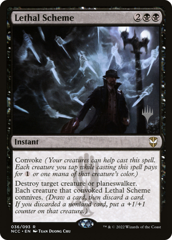 Lethal Scheme (Promo Pack) [Streets of New Capenna Commander Promos] - The Mythic Store | 24h Order Processing