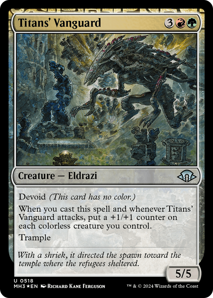 Titans' Vanguard (Ripple Foil) [Modern Horizons 3] - The Mythic Store | 24h Order Processing