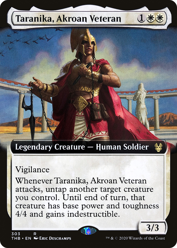 Taranika, Akroan Veteran (Extended Art) [Theros Beyond Death] - The Mythic Store | 24h Order Processing