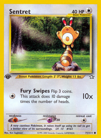 Sentret (71/111) [Neo Genesis 1st Edition] - The Mythic Store | 24h Order Processing