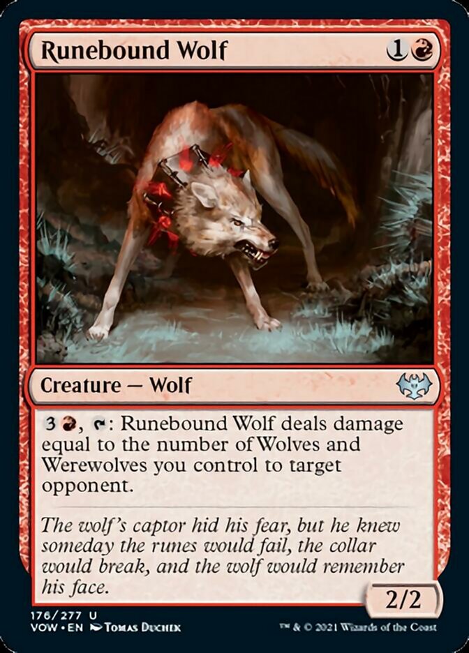 Runebound Wolf [Innistrad: Crimson Vow] - The Mythic Store | 24h Order Processing