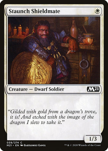 Staunch Shieldmate [Core Set 2021] - The Mythic Store | 24h Order Processing