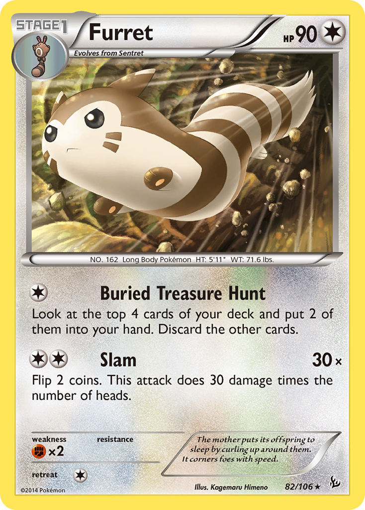 Furret (82/106) [XY: Flashfire] - The Mythic Store | 24h Order Processing