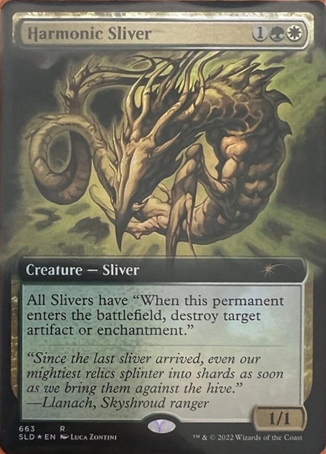 Harmonic Sliver (Extended Art) [Secret Lair Drop Promos] - The Mythic Store | 24h Order Processing