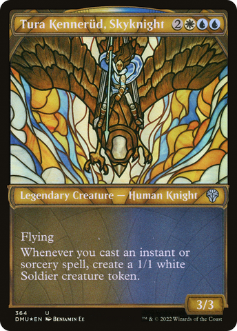 Tura Kennerud, Skyknight (Showcase Textured) [Dominaria United] - The Mythic Store | 24h Order Processing