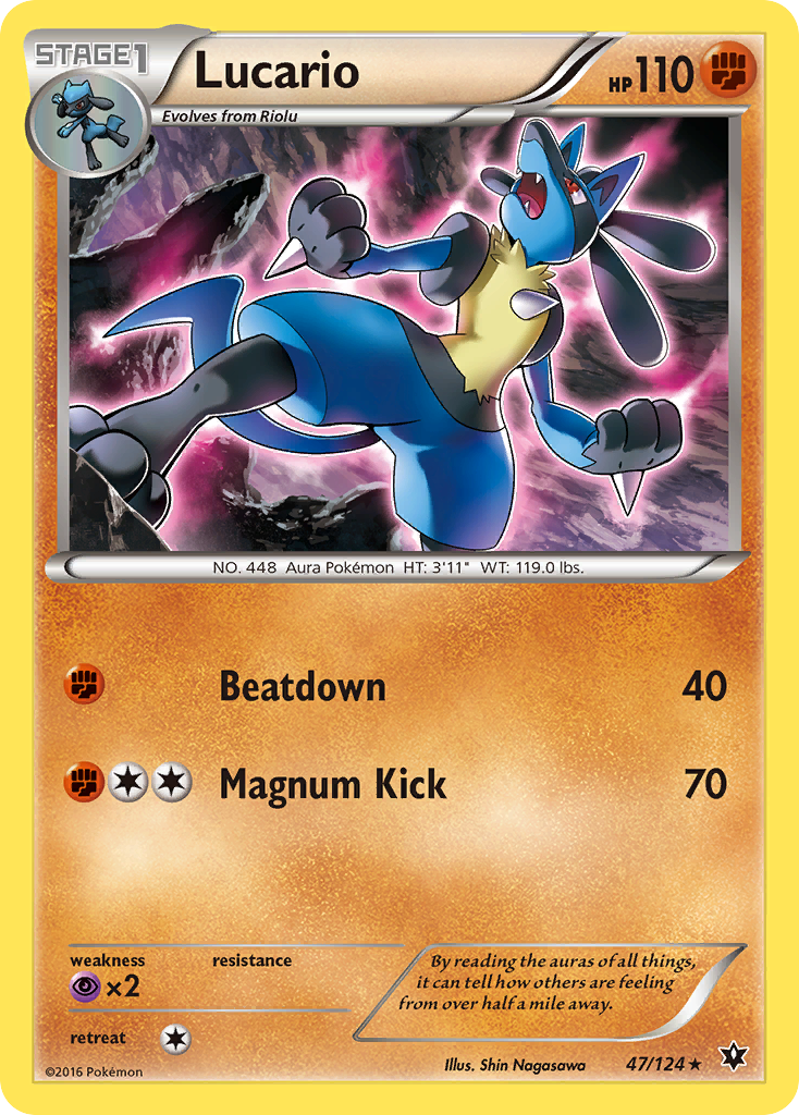 Lucario (47/124) [XY: Fates Collide] - The Mythic Store | 24h Order Processing