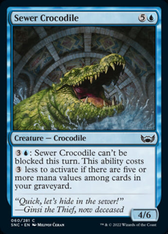 Sewer Crocodile [Streets of New Capenna] - The Mythic Store | 24h Order Processing