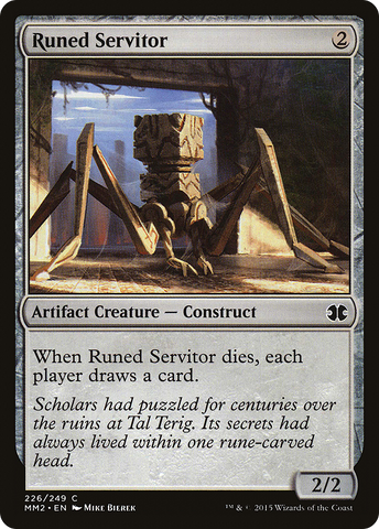 Runed Servitor [Modern Masters 2015] - The Mythic Store | 24h Order Processing