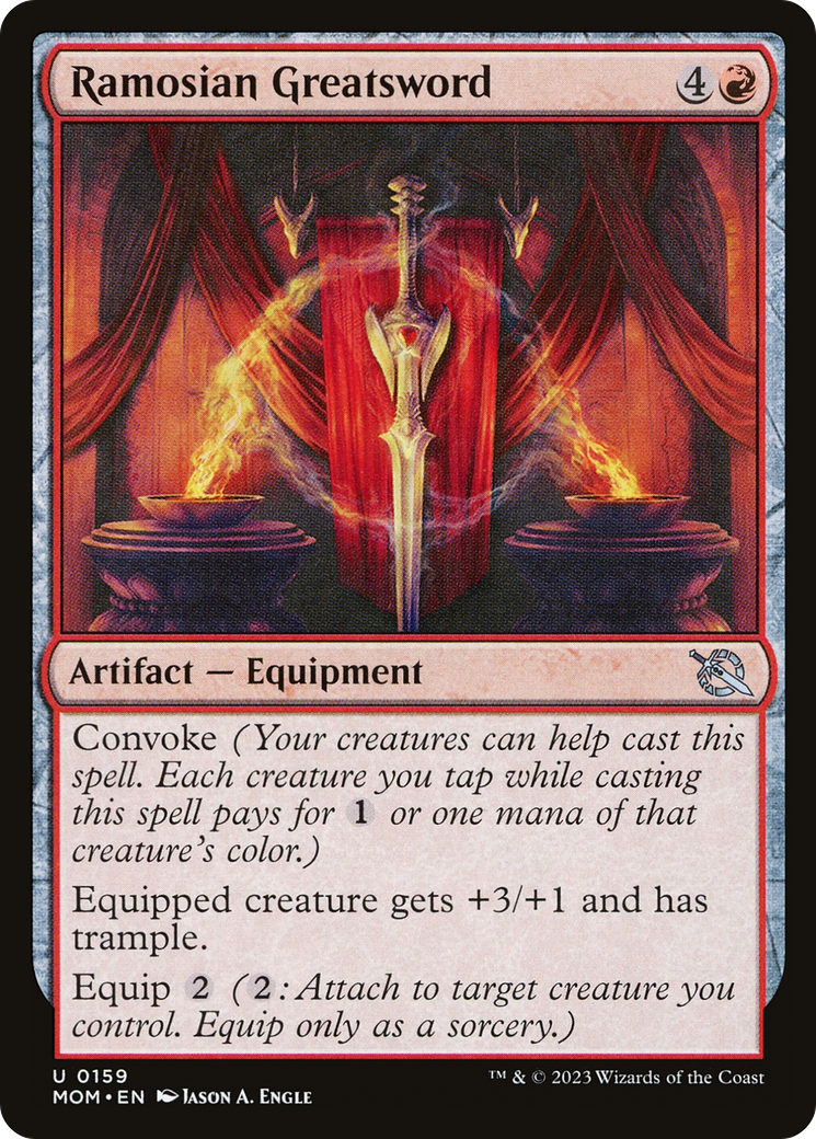 Ramosian Greatsword [March of the Machine] - The Mythic Store | 24h Order Processing