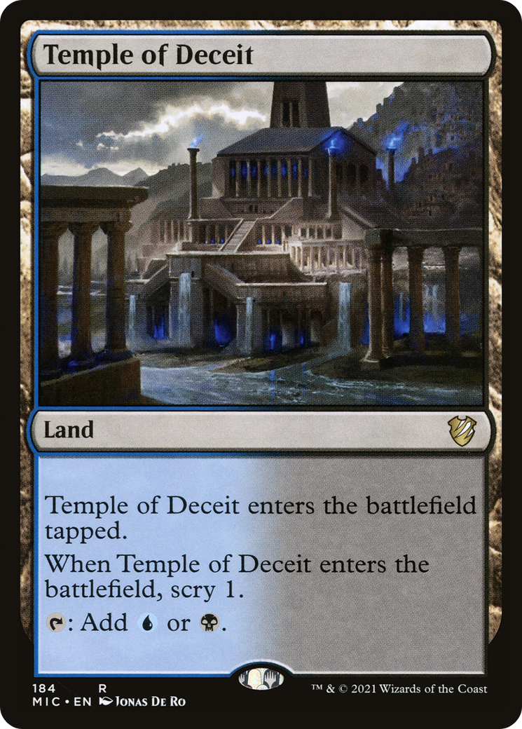 Temple of Deceit [Innistrad: Midnight Hunt Commander] - The Mythic Store | 24h Order Processing