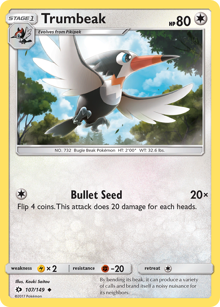 Trumbeak (107/149) [Sun & Moon: Base Set] - The Mythic Store | 24h Order Processing