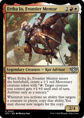 Ertha Jo, Frontier Mentor [Outlaws of Thunder Junction] - The Mythic Store | 24h Order Processing