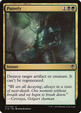 Putrefy [Commander 2016] - The Mythic Store | 24h Order Processing