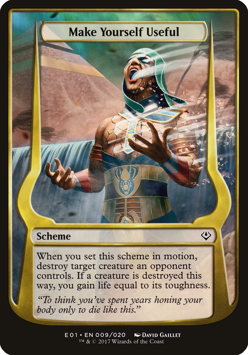 Make Yourself Useful (Schemes) [Archenemy: Nicol Bolas Schemes] - The Mythic Store | 24h Order Processing