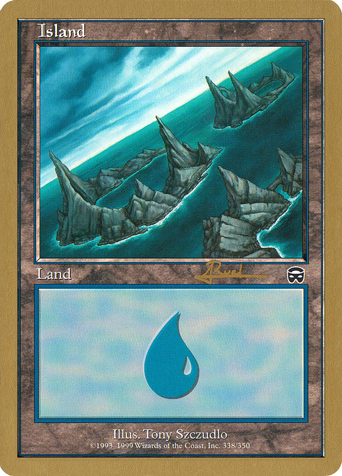 Island (ar338) (Antoine Ruel) [World Championship Decks 2001] - The Mythic Store | 24h Order Processing