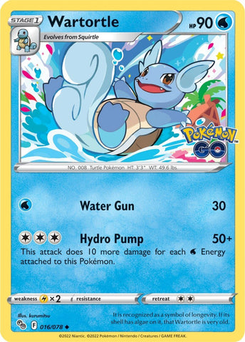 Wartortle (016/078) [Pokémon GO] - The Mythic Store | 24h Order Processing