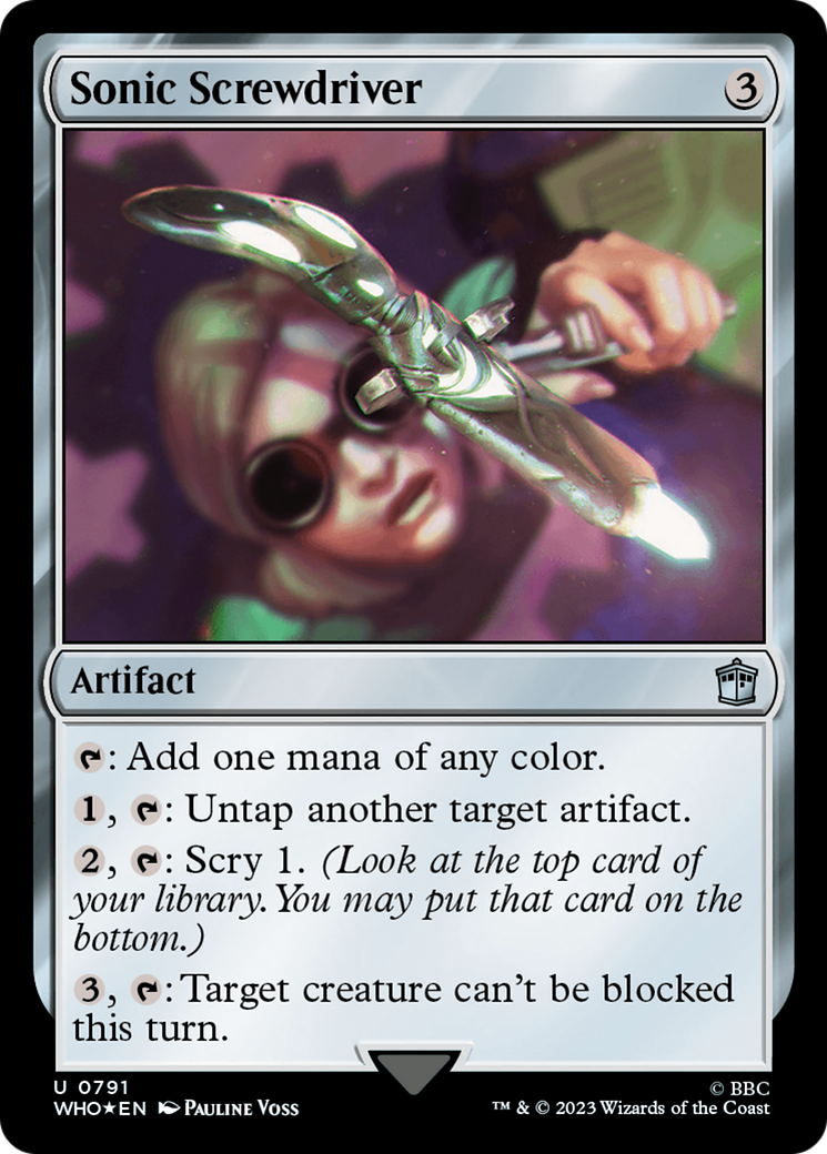 Sonic Screwdriver (0791) (Surge Foil) [Doctor Who] - The Mythic Store | 24h Order Processing