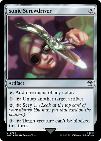 Sonic Screwdriver (0791) (Surge Foil) [Doctor Who] - The Mythic Store | 24h Order Processing