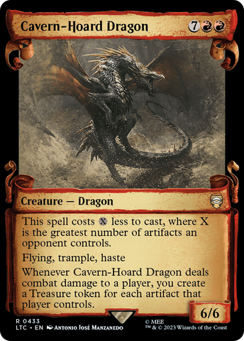 Cavern-Hoard Dragon [The Lord of the Rings: Tales of Middle-Earth Commander Showcase Scrolls] - The Mythic Store | 24h Order Processing