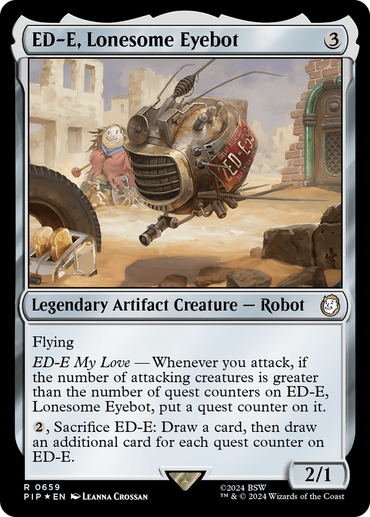 ED-E, Lonesome Eyebot (Surge Foil) [Fallout] - The Mythic Store | 24h Order Processing